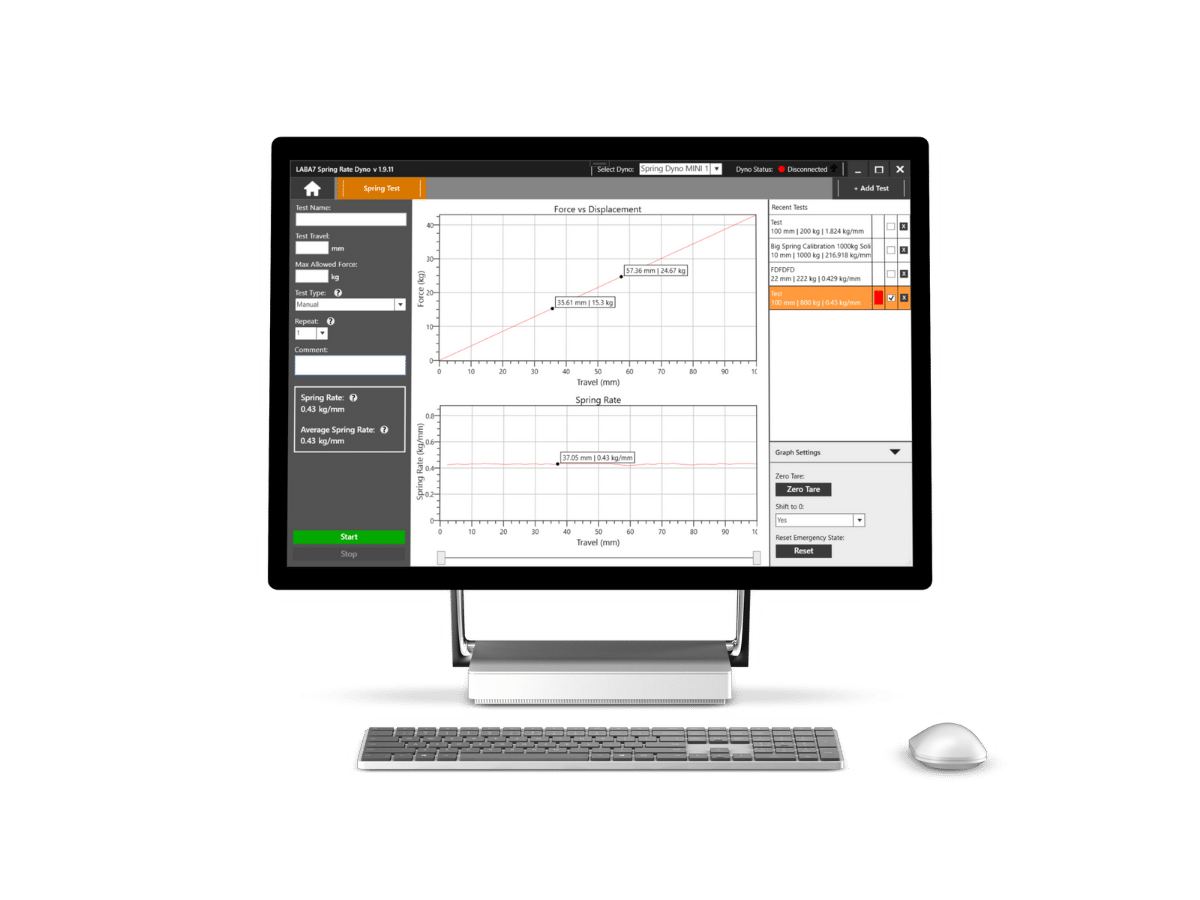 LABA7 spring dyno software