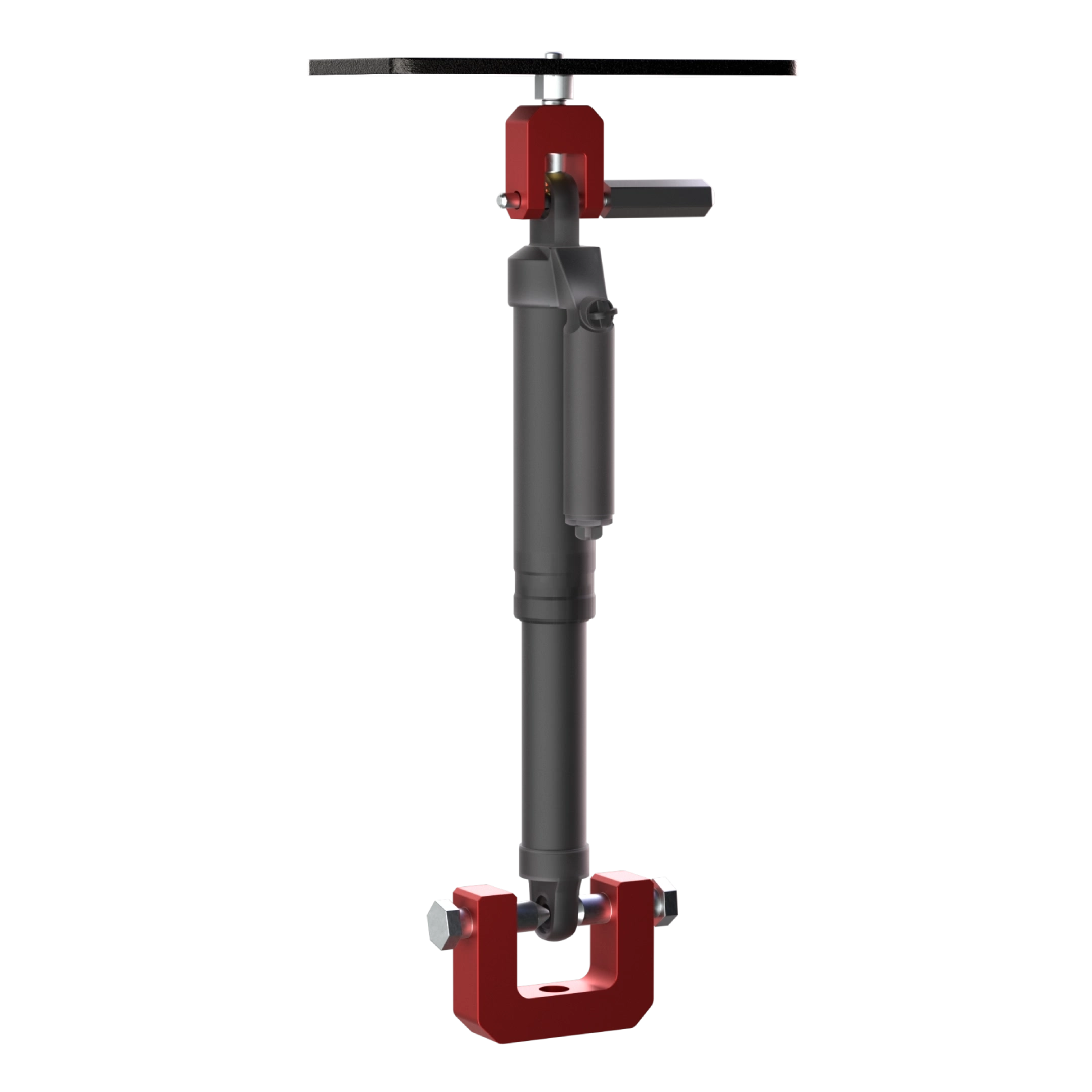 Spring dyno shock absorber for moto/car adapter