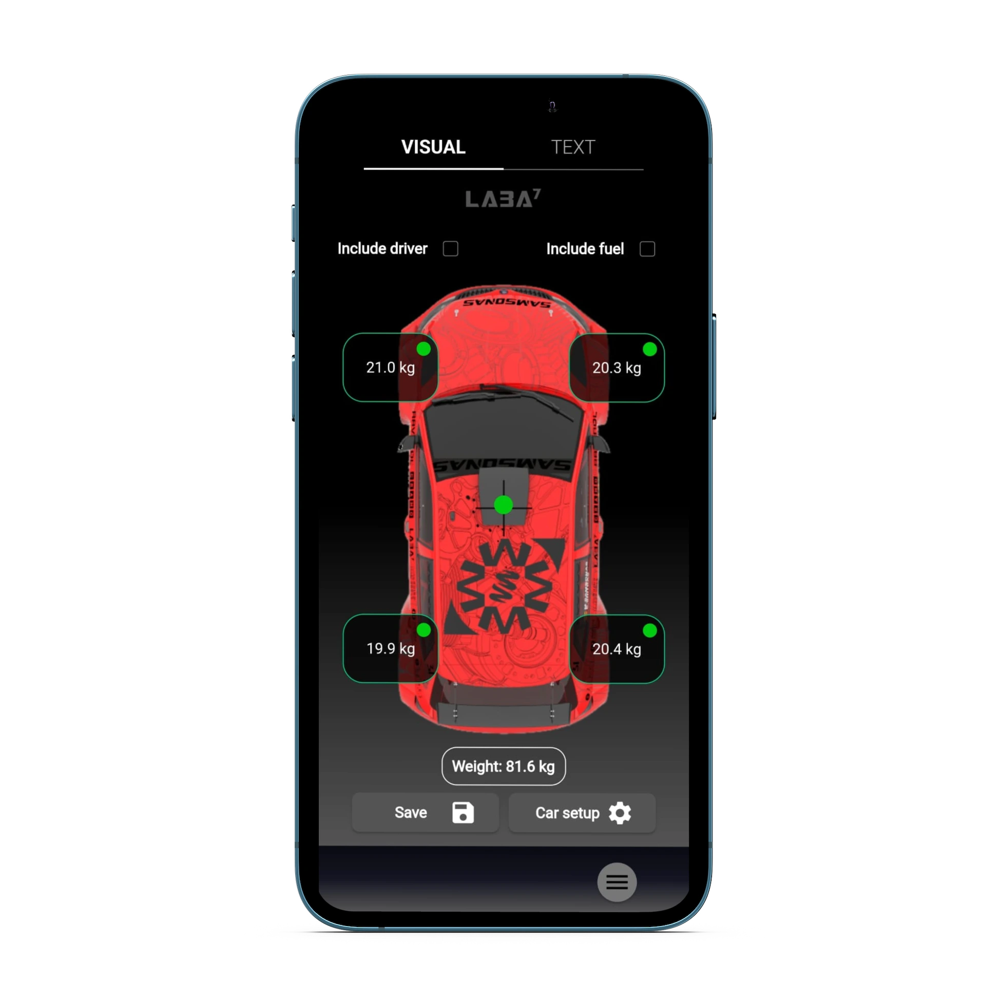 Autowaagen-App