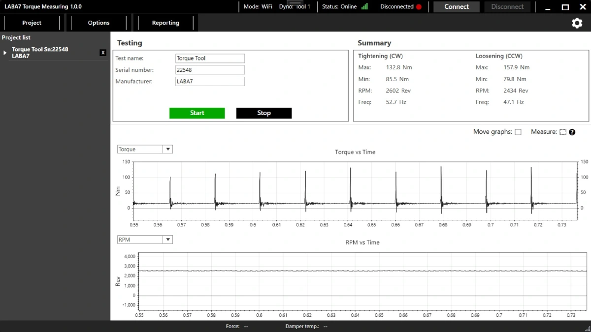 Impact Tool Torque Tester
